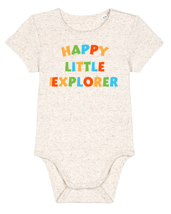 Happy Little Explorer Baby Bodysuit